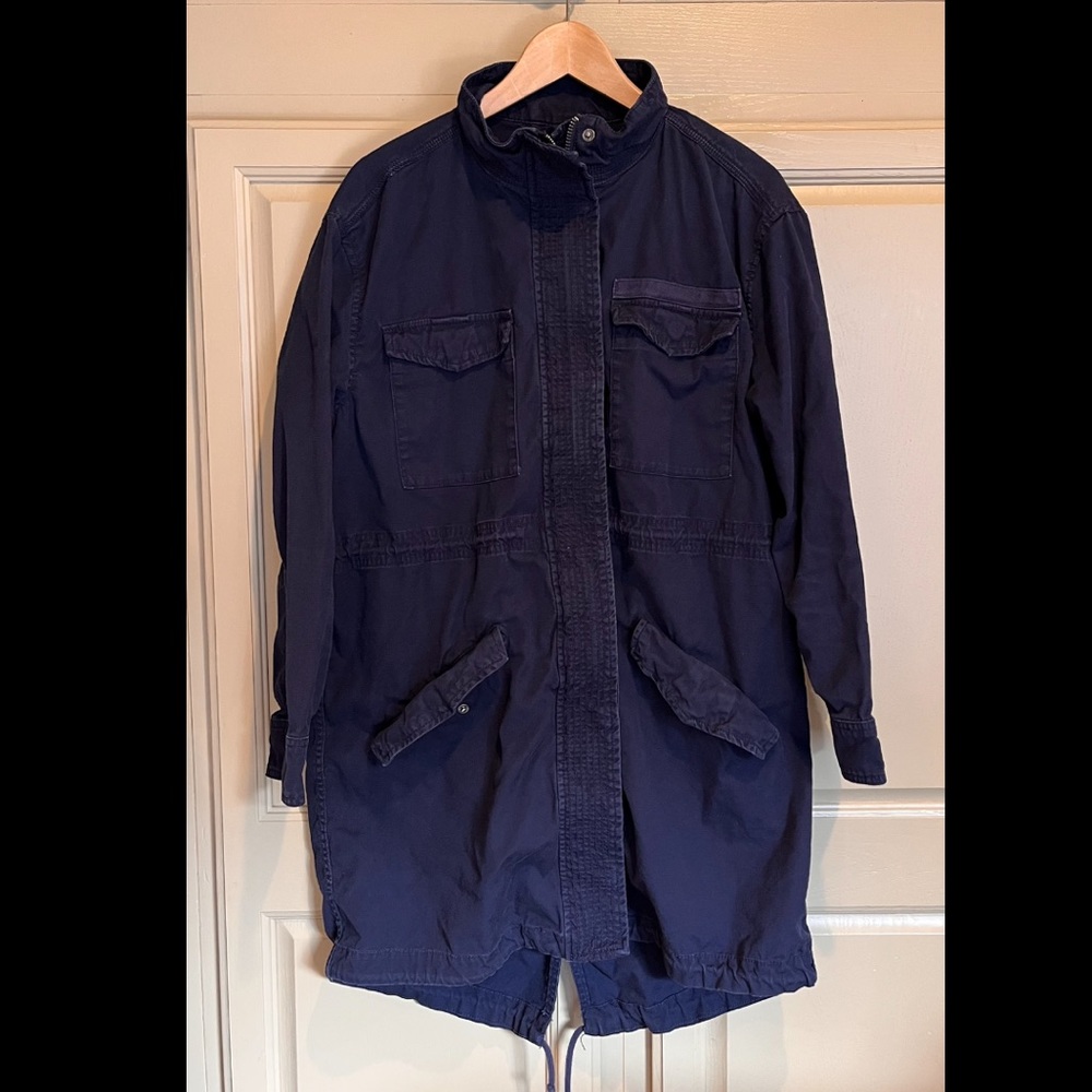 Gap cotton canvas parka